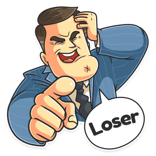 Mr. Trader, telegram sticker