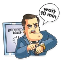 ⌚-Mr. Trader, Telegram Sticker