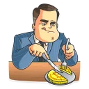 🍽-Mr. Trader, Telegram Sticker
