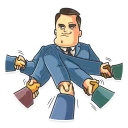 🤝-Mr. Trader, Telegram Sticker