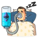 😴-Mr. Trader, Telegram Sticker