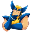 🤔-Wolverine, Telegram Sticker