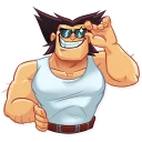 😎-Wolverine, Telegram Sticker