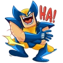 😆-Wolverine, Telegram Sticker