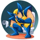 🚽-Wolverine, Telegram Sticker
