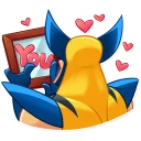 😍-Wolverine, Telegram Sticker