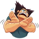 🙅‍♂️-Wolverine, Telegram Sticker