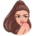 😈-Ariana Grande, Telegram Sticker