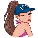😉-Ariana Grande, Telegram Sticker
