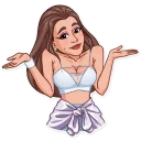 🤷‍♀️-Ariana Grande, Telegram Sticker