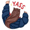 ✊️-Ariana Grande, Telegram Sticker