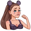 😢-Ariana Grande, Telegram Sticker