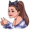 👍-Ariana Grande, Telegram Sticker