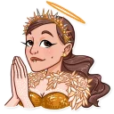 🙏-Ariana Grande, Telegram Sticker