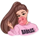🖕-Ariana Grande, Telegram Sticker