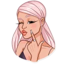 😙-Ariana Grande, Telegram Sticker