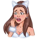 😧-Ariana Grande, Telegram Sticker