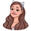 😐-Ariana Grande, Telegram Sticker