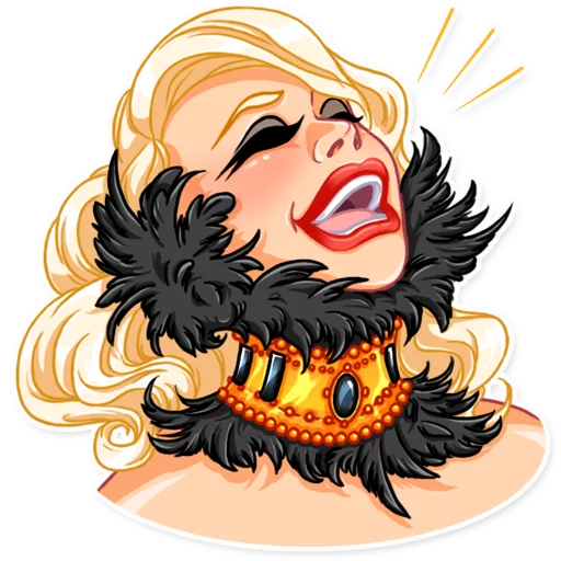 Lady Gaga, telegram sticker