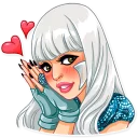 💕-Lady Gaga, Telegram Sticker