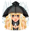 ☔️-Lady Gaga, Telegram Sticker