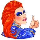 👍-Lady Gaga, Telegram Sticker
