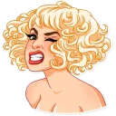 😉-Lady Gaga, Telegram Sticker