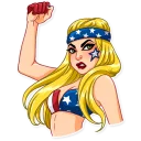 💪-Lady Gaga, Telegram Sticker
