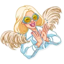 👏-Lady Gaga, Telegram Sticker