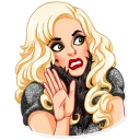 😨-Lady Gaga, Telegram Sticker