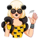 👋-Lady Gaga, Telegram Sticker