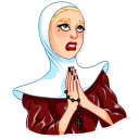 🙏-Lady Gaga, Telegram Sticker