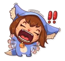 ‼-Ms Paws, Telegram Sticker