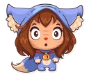 😯-Ms Paws, Telegram Sticker