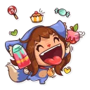 🍭-Ms Paws, Telegram Sticker