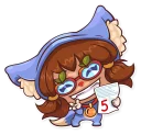 🎒-Ms Paws, Telegram Sticker