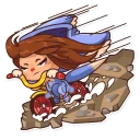 🚵-Ms Paws, Telegram Sticker
