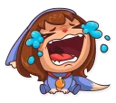 😭-Ms Paws, Telegram Sticker