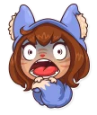😨-Ms Paws, Telegram Sticker