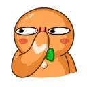 😆-Gingerbread Man, Telegram Sticker