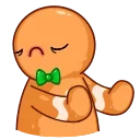 🙅‍♂️-Gingerbread Man, Telegram Sticker