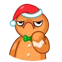 😠-Gingerbread Man, Telegram Sticker