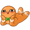 😉-Gingerbread Man, Telegram Sticker