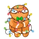 ☹️-Gingerbread Man, Telegram Sticker
