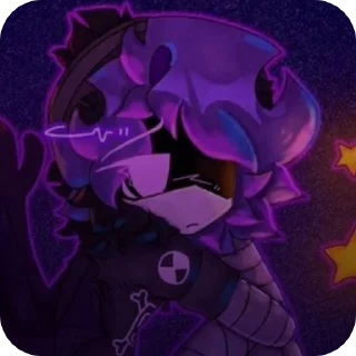 🌟-†Uzi! Color!† | @yaroslavanr :: @fStikBot, Telegram Sticker