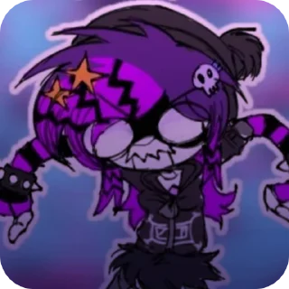 🌟-†Uzi! Color!† | @yaroslavanr :: @fStikBot, Telegram Sticker