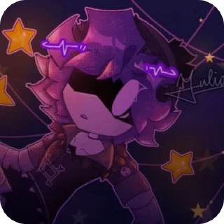 🌟-†Uzi! Color!† | @yaroslavanr :: @fStikBot, Telegram Sticker