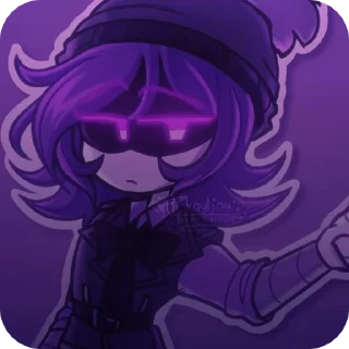 🌟-†Uzi! Color!† | @yaroslavanr :: @fStikBot, Telegram Sticker