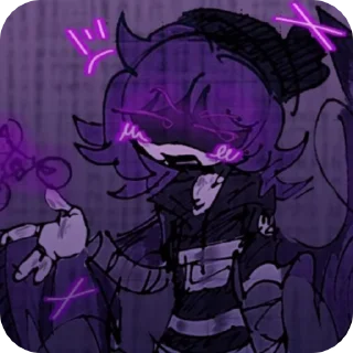 🌟-†Uzi! Color!† | @yaroslavanr :: @fStikBot, Telegram Sticker