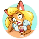 😐-Muri The Secretary, Telegram Sticker
